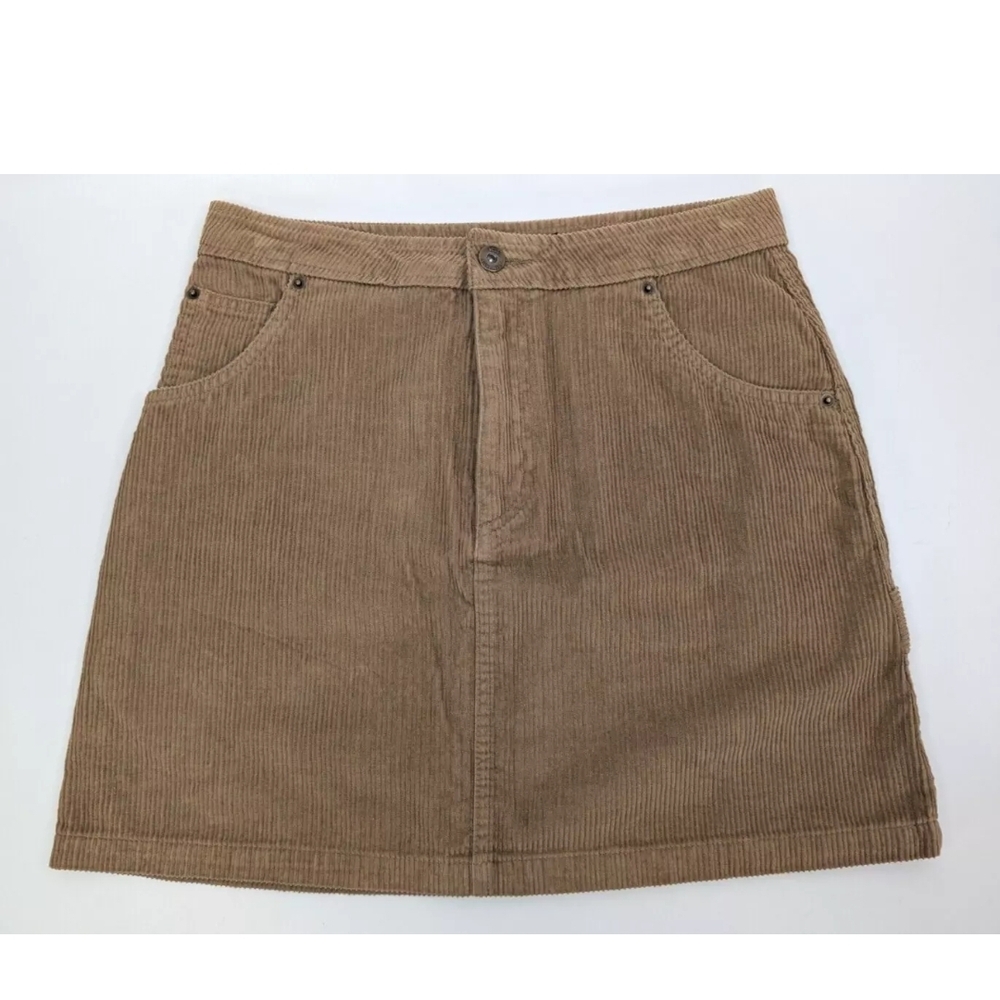 Vans Classic Tan Corduroy‎ Skirt Size SMALL